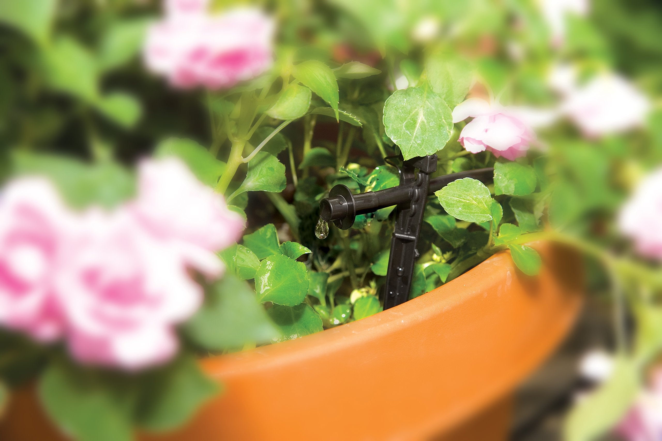 Rain Bird tubing mounting clips for irrigation setup