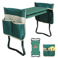 RAIN SPIRIT Garden Kneeler and Seat front view with extra-wide 8-inch pad