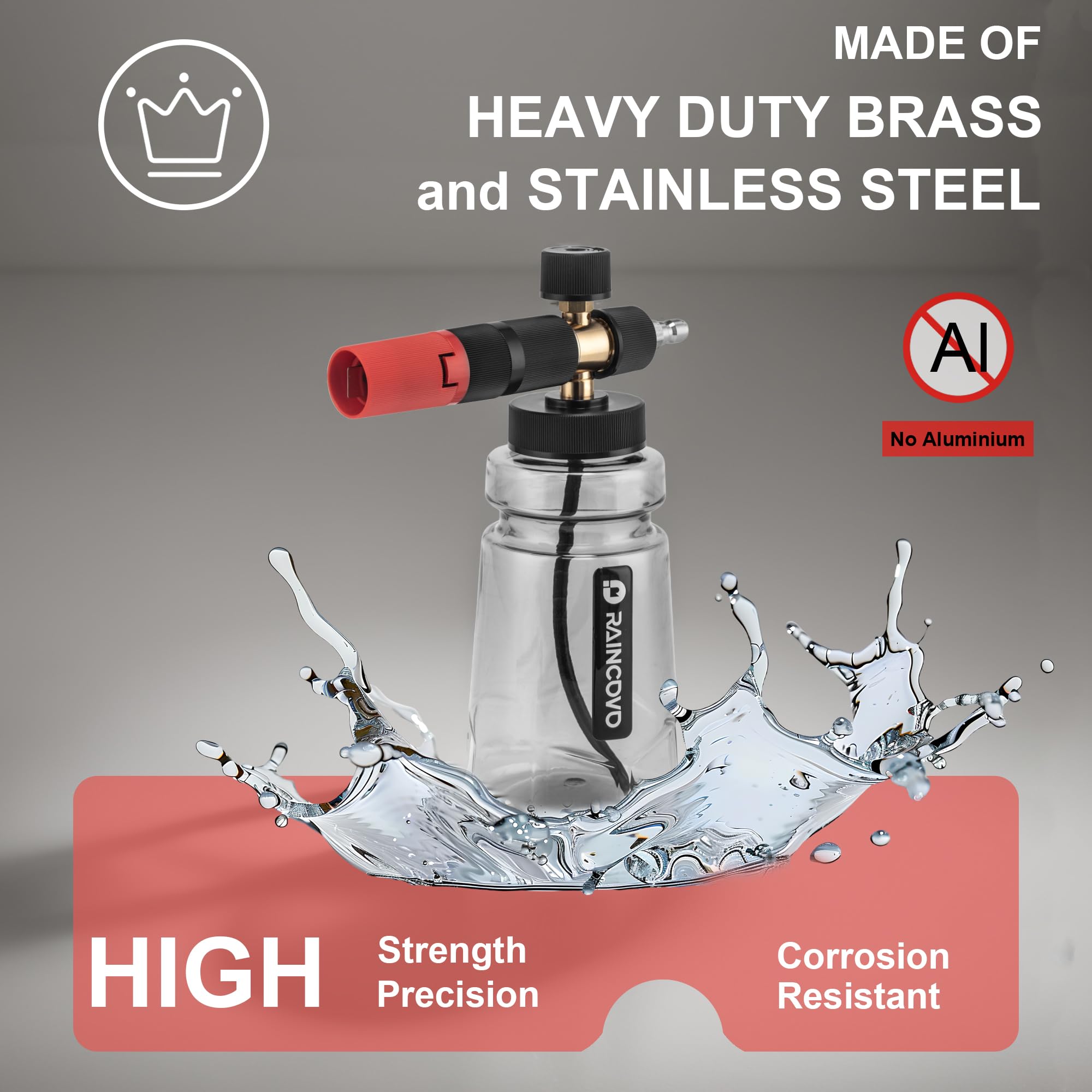 Raincovo Foam Cannon packaging and contents