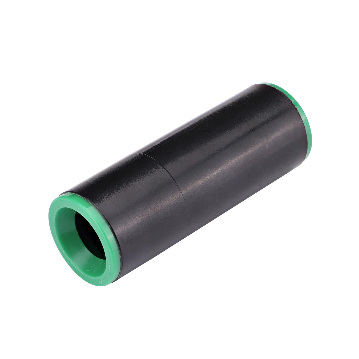 Raindrip 1/2-Inch Compression Coupling front view, black