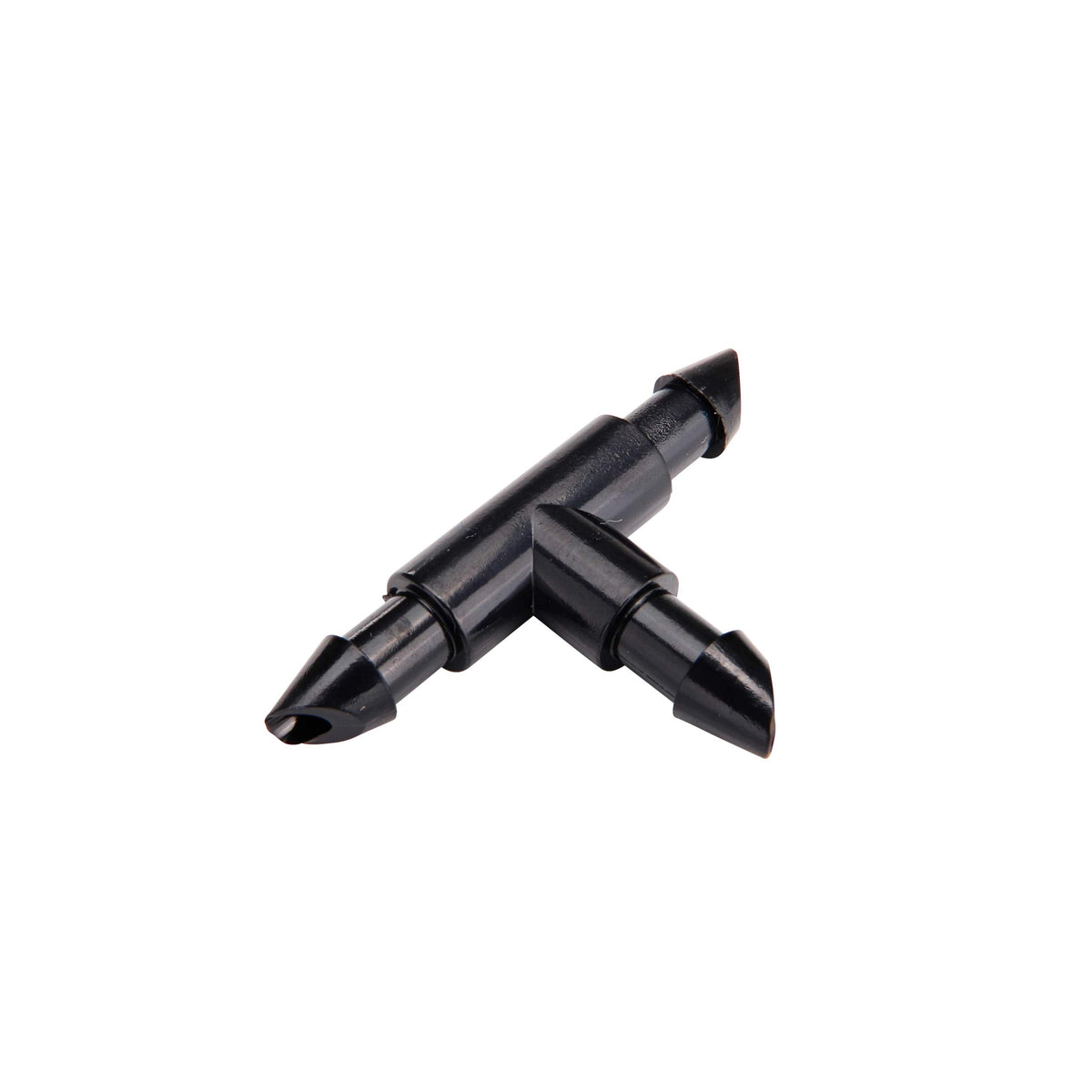 Raindrip 1/4-Inch Barbed Tee fitting front view