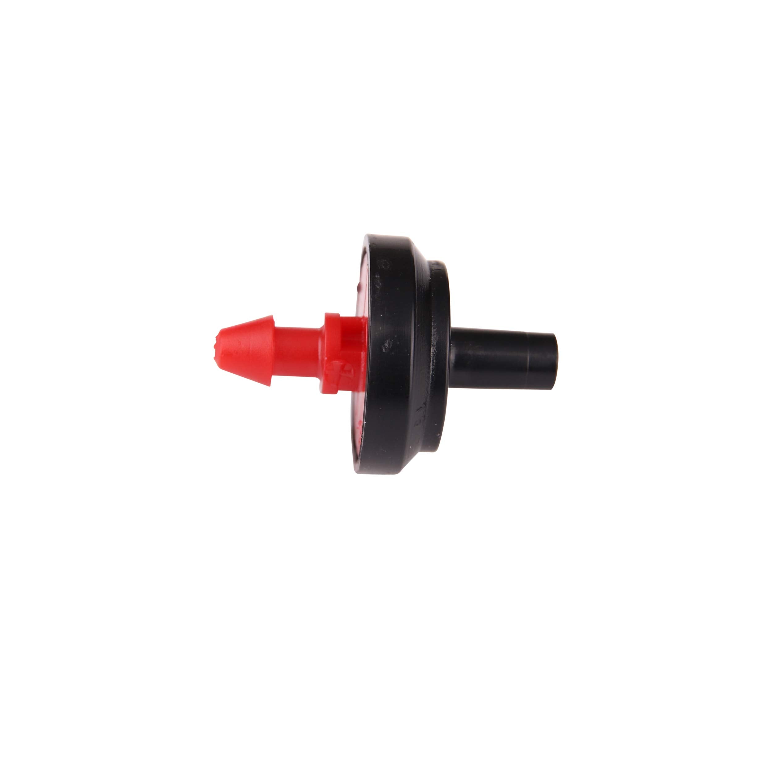 Raindrip Pressure Compensating Dripper in garden setting