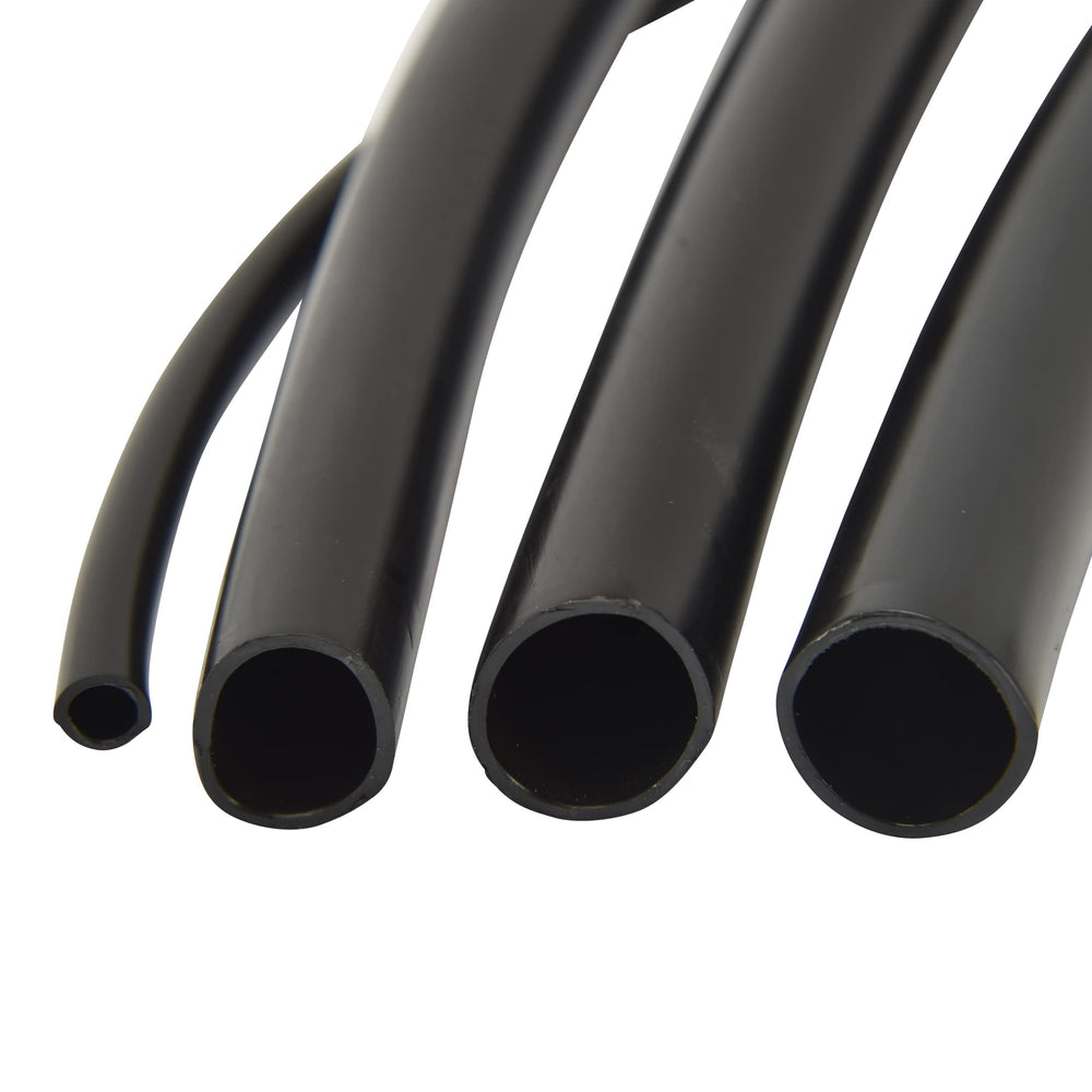 Raindrip supply tubing coiled for easy storage