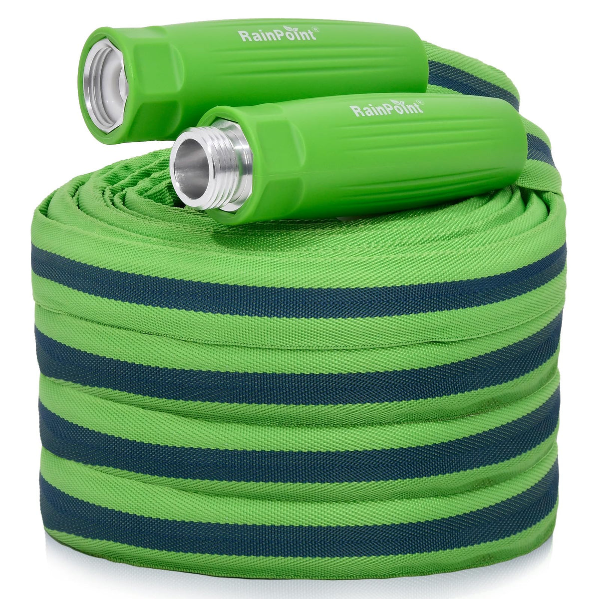 RAINPOINT 100FT Garden Hose green model front view