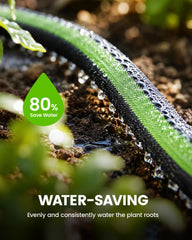 RAINPOINT 25FT Flat Soaker Hose with connectors detail