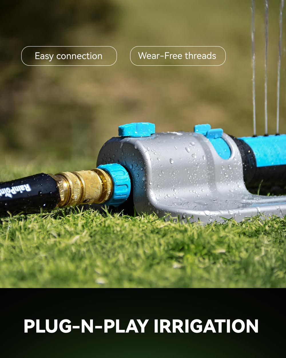 RAINPOINT Garden Hose connectors in packaging
