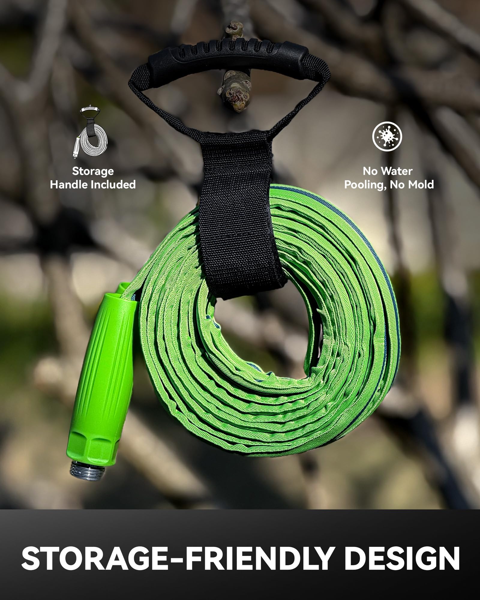 RAINPOINT Garden Hose in use watering plants