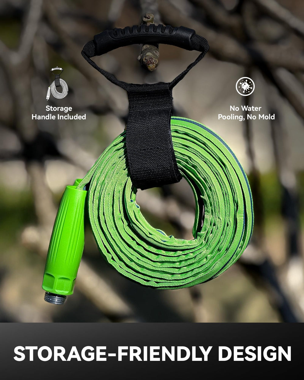 RAINPOINT Garden Hose in use watering plants