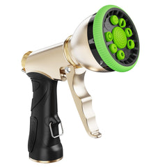 RAINPOINT Garden Hose Nozzle green model front view