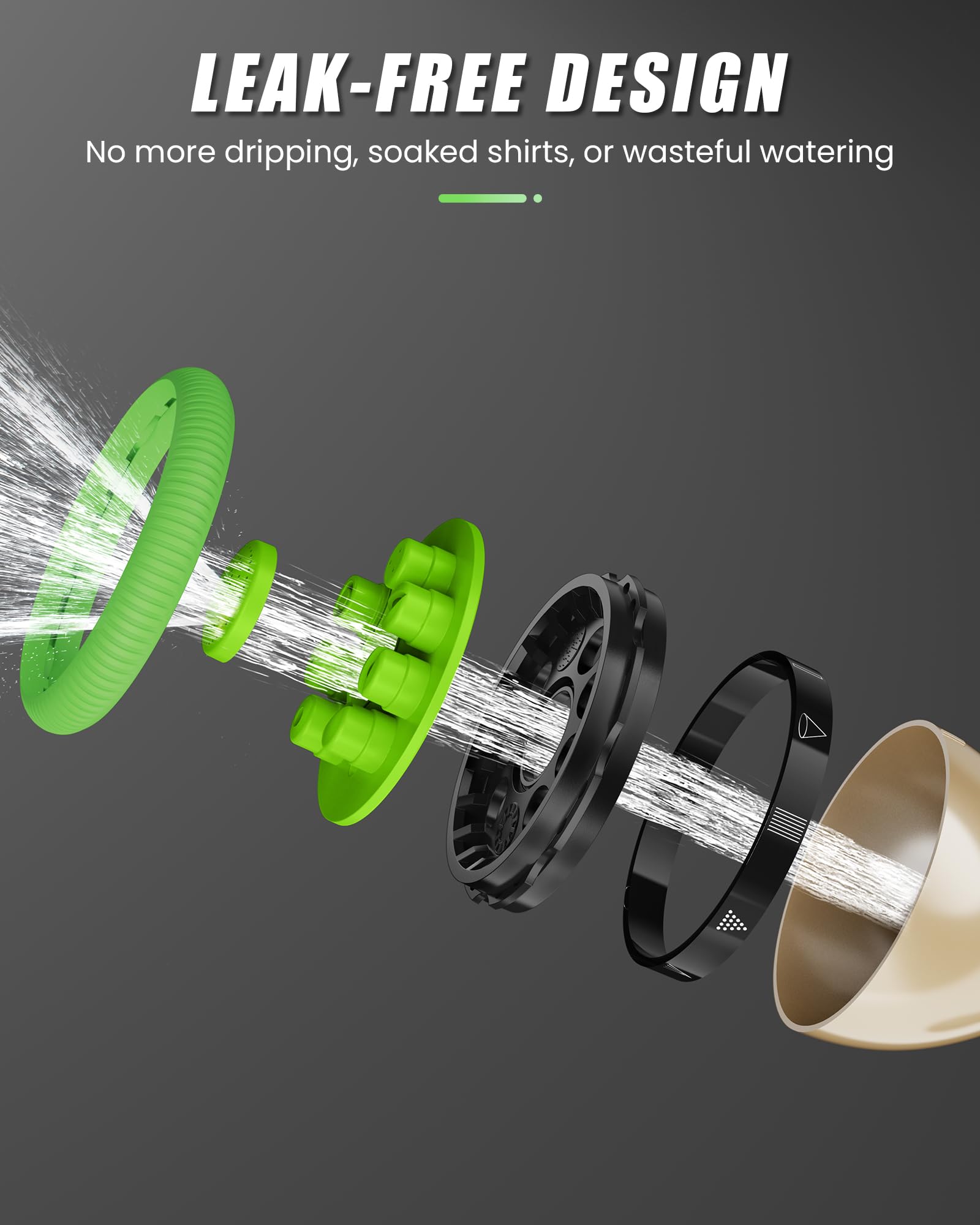 RAINPOINT Garden Hose Nozzle in use watering plants