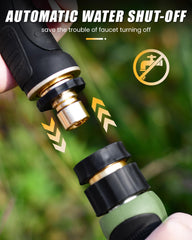 RAINPOINT Garden Hose Nozzle side view highlighting zinc-alloy material