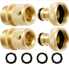 RAINPOINT Garden Hose Quick Connector set showing two male and two female connectors
