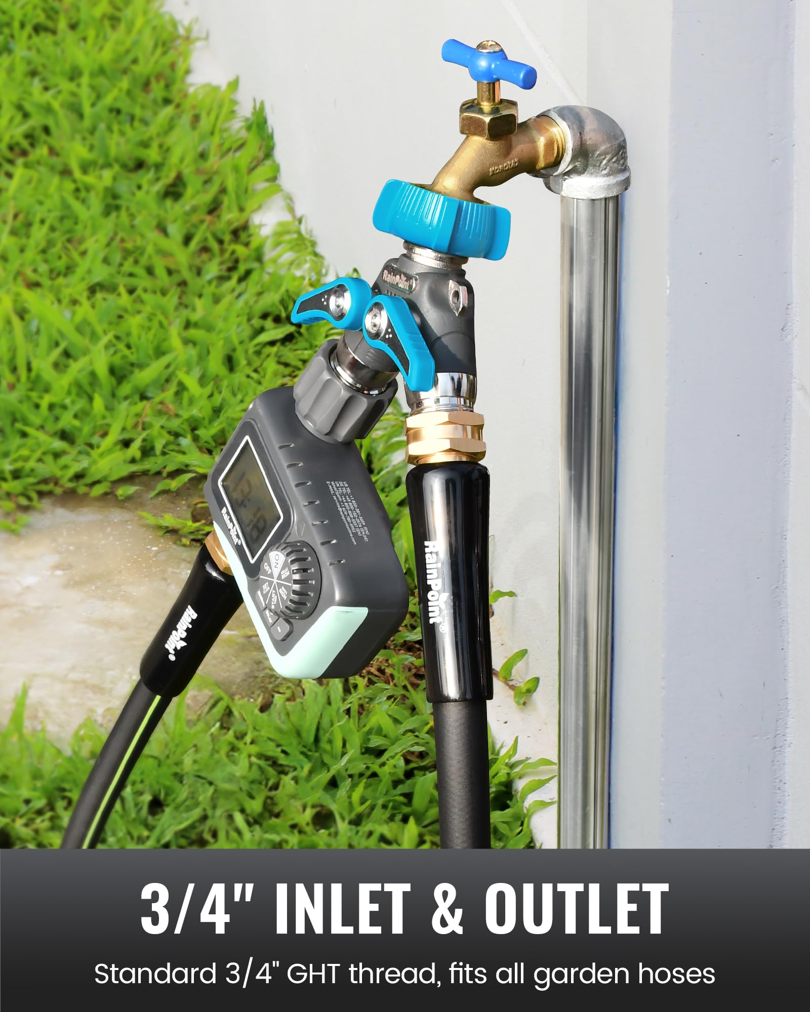 RAINPOINT Garden Hose Splitter packaging