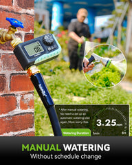 RAINPOINT programmable timer with display showing settings