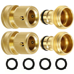 RAINPOINT Quick Connect Hose Fittings kit including brass connectors and washers