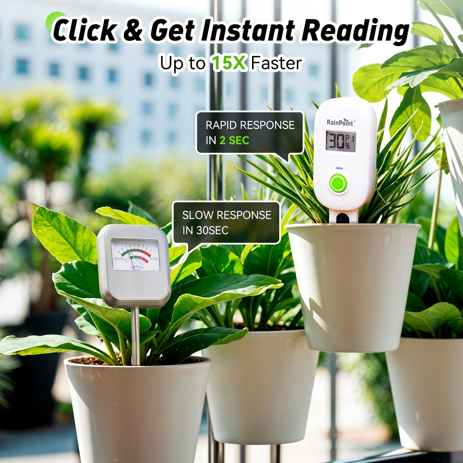 RAINPOINT Smart Moisture Meter and Phillips Screwdriver
