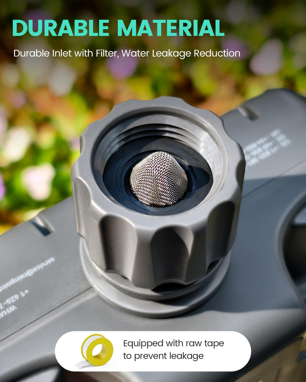 RAINPOINT Sprinkler Timer in garden setting