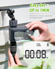 RAINPOINT Sprinkler Timer Outdoor in garden setting