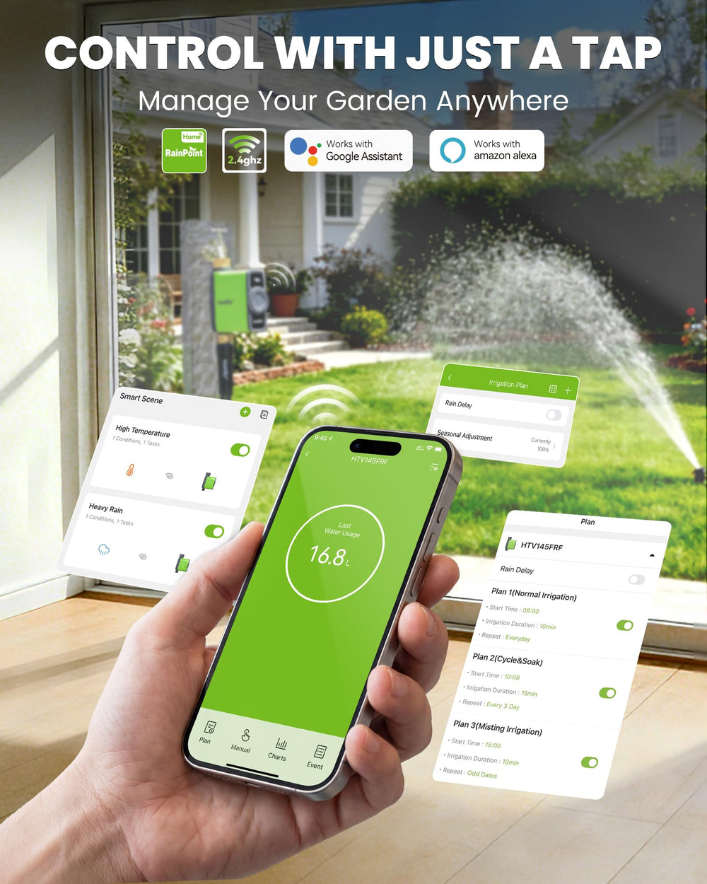RAINPOINT WiFi Water Timer installation instructions