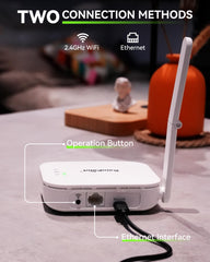 RAINPOINT WiFi Water Timer showing connection ports
