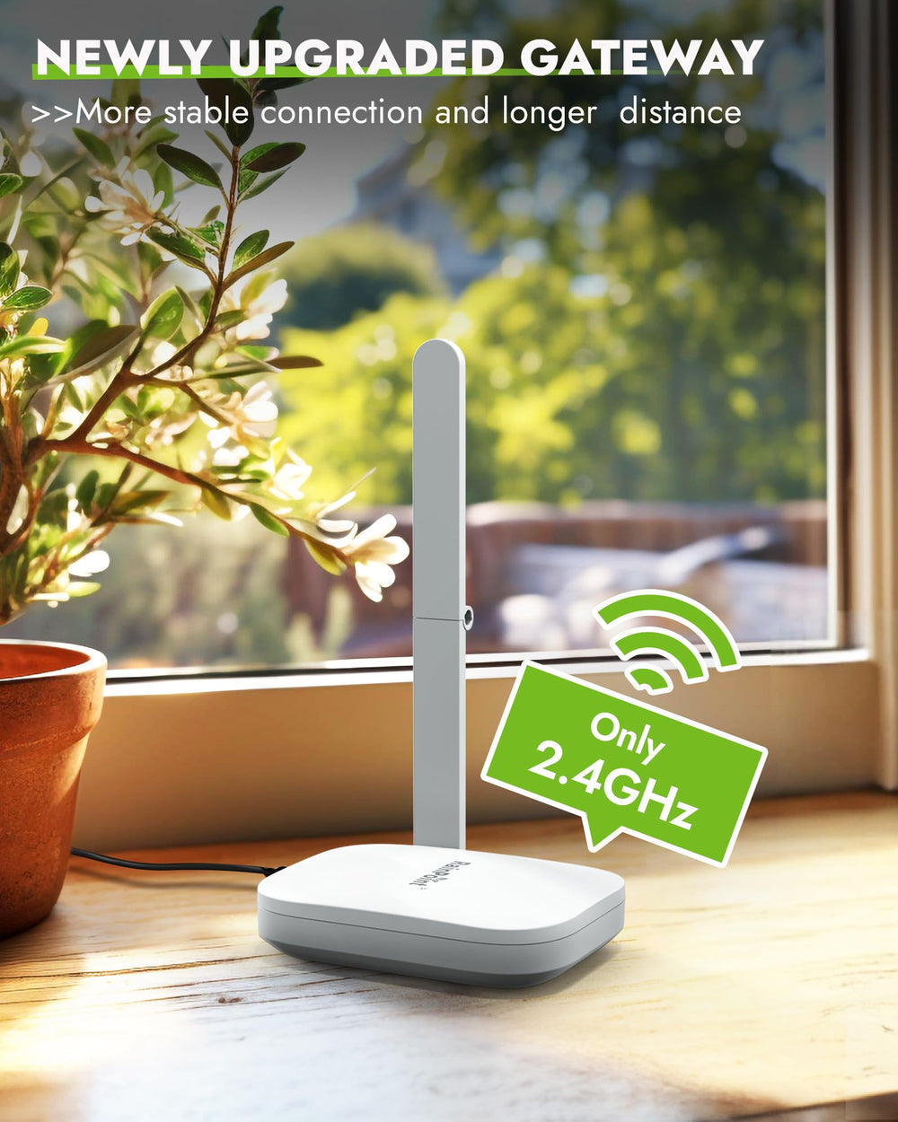RAINPOINT WiFi Water Timer with app interface on smartphone