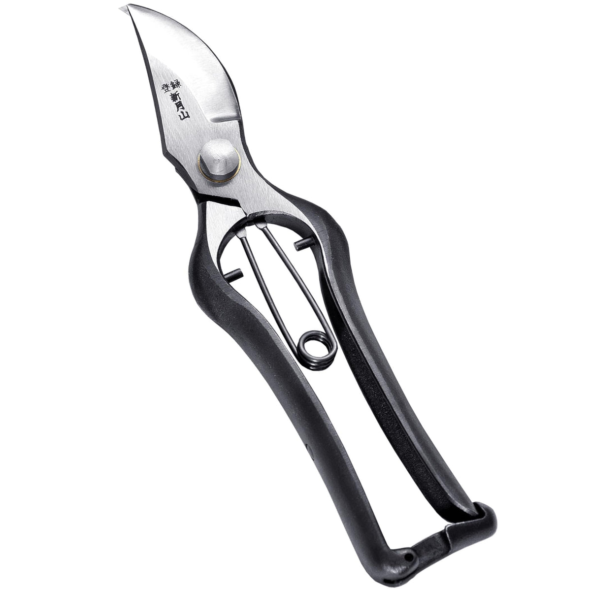 RANSHOU Japanese Pruning Shears 8 inch front view