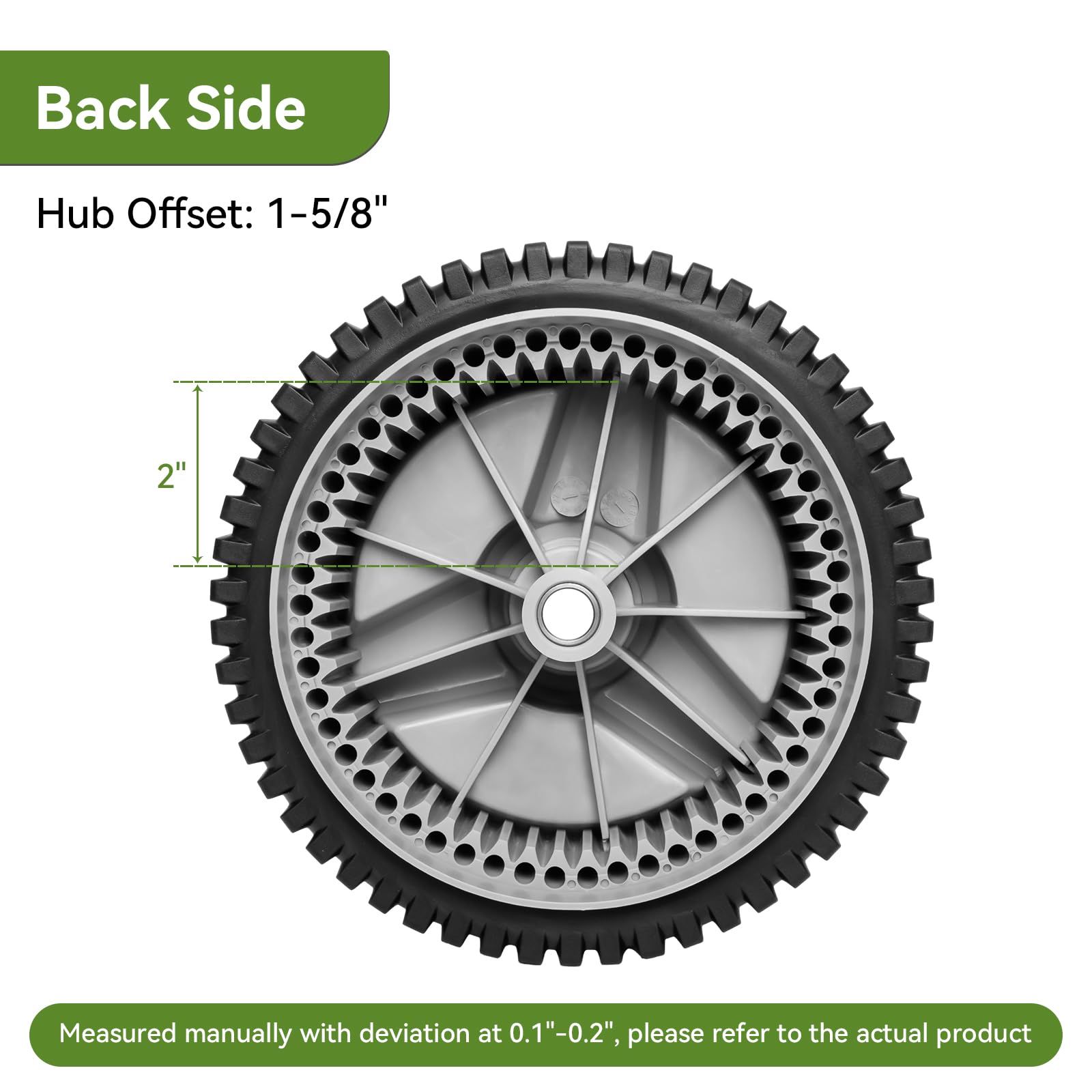 ranwin Front Drive Wheels for HU Mower, installation instruction