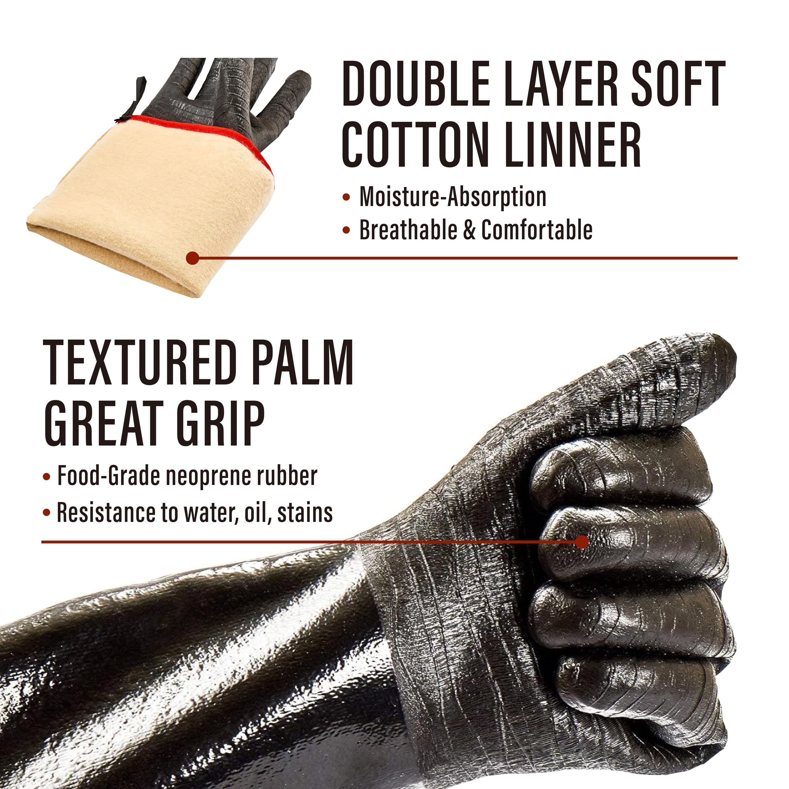 RAPICCA gloves with packaging and product details