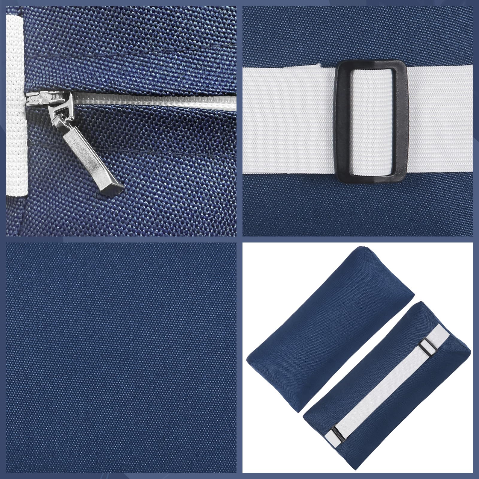 Rasugarlary navy lounge pillow in a relaxing setting