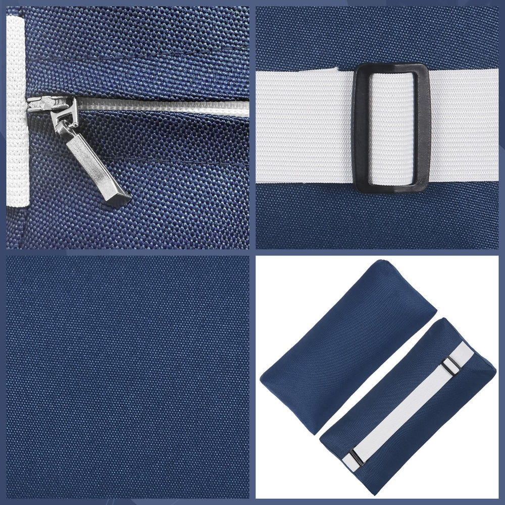 Rasugarlary navy lounge pillow in a relaxing setting