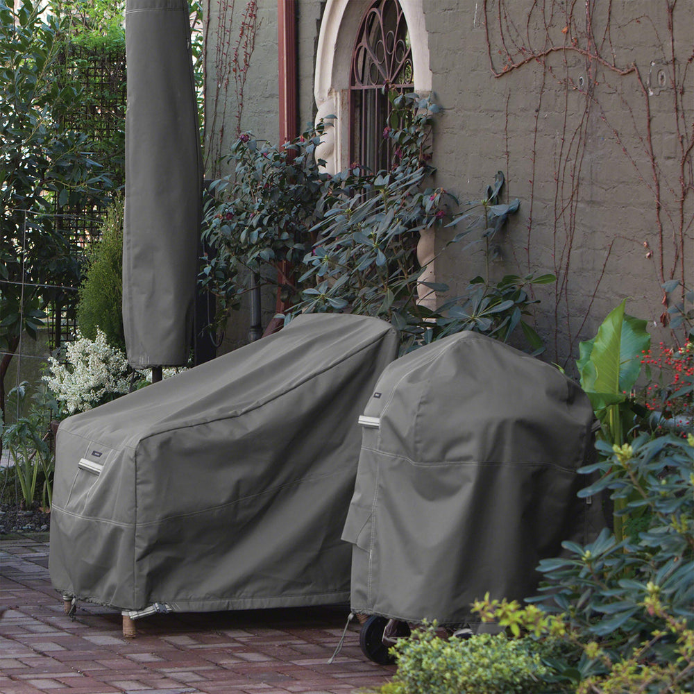 Ravenna BBQ Grill Cover in Dark Taupe colour