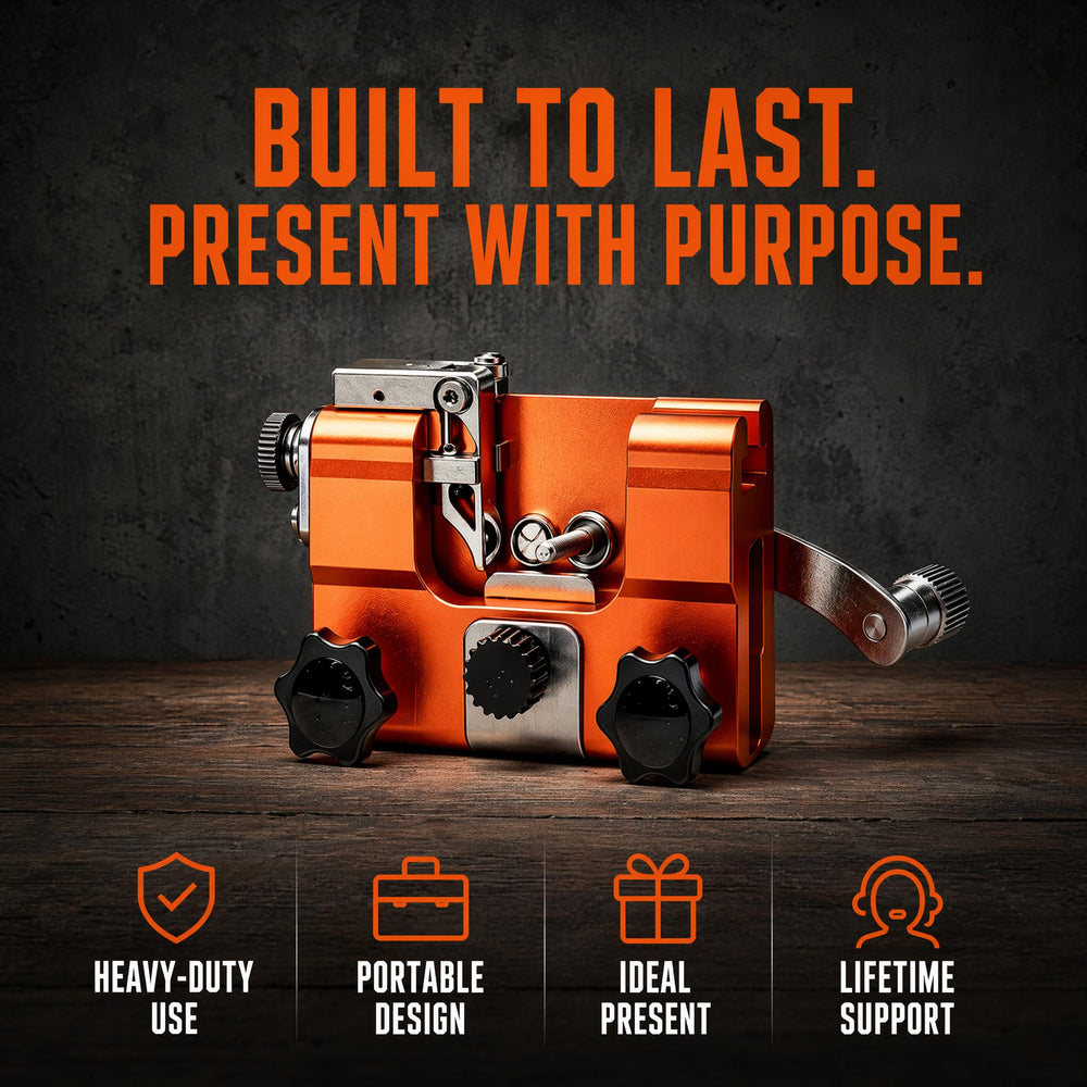 Razorwolf Pro Chainsaw Sharpener packaging and contents