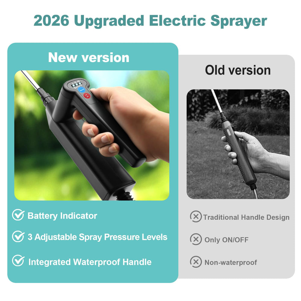Rechargeable battery handle of SideKing Battery Powered Sprayer