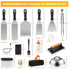 Rectangle Burger Press and Long Spatula included in Terlulu kit