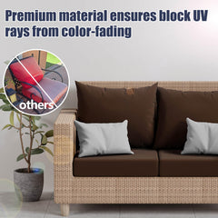 Rectangle cushion cover from Vorshape on a kitchen chair