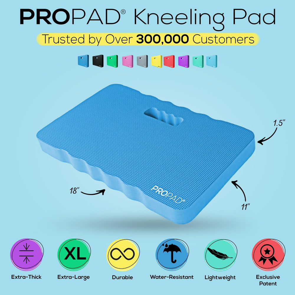 RED Home Club Thick Kneeling Pad showing thickness