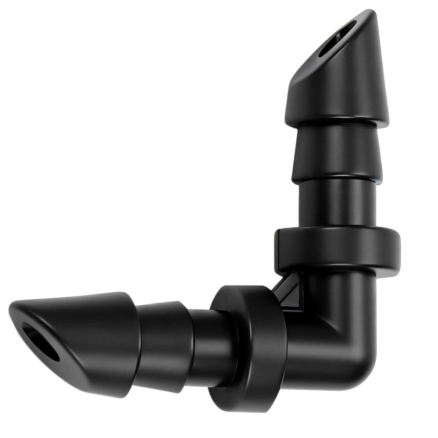 RedChili 1/4 inch barbed elbow fitting front view