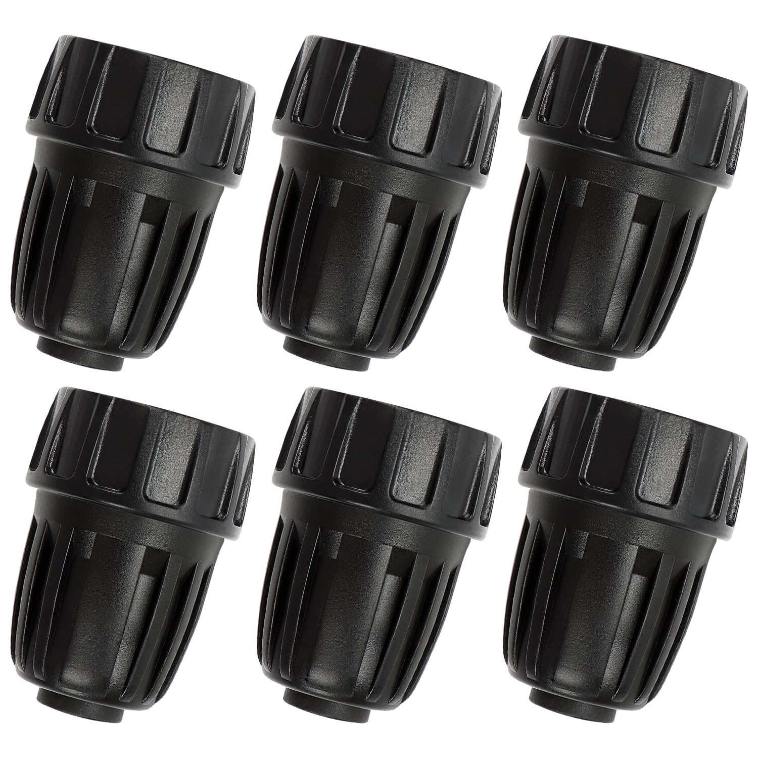 RedChili 6 Pcs 1/2 Inch Drip Irrigation Tubing Adapter set
