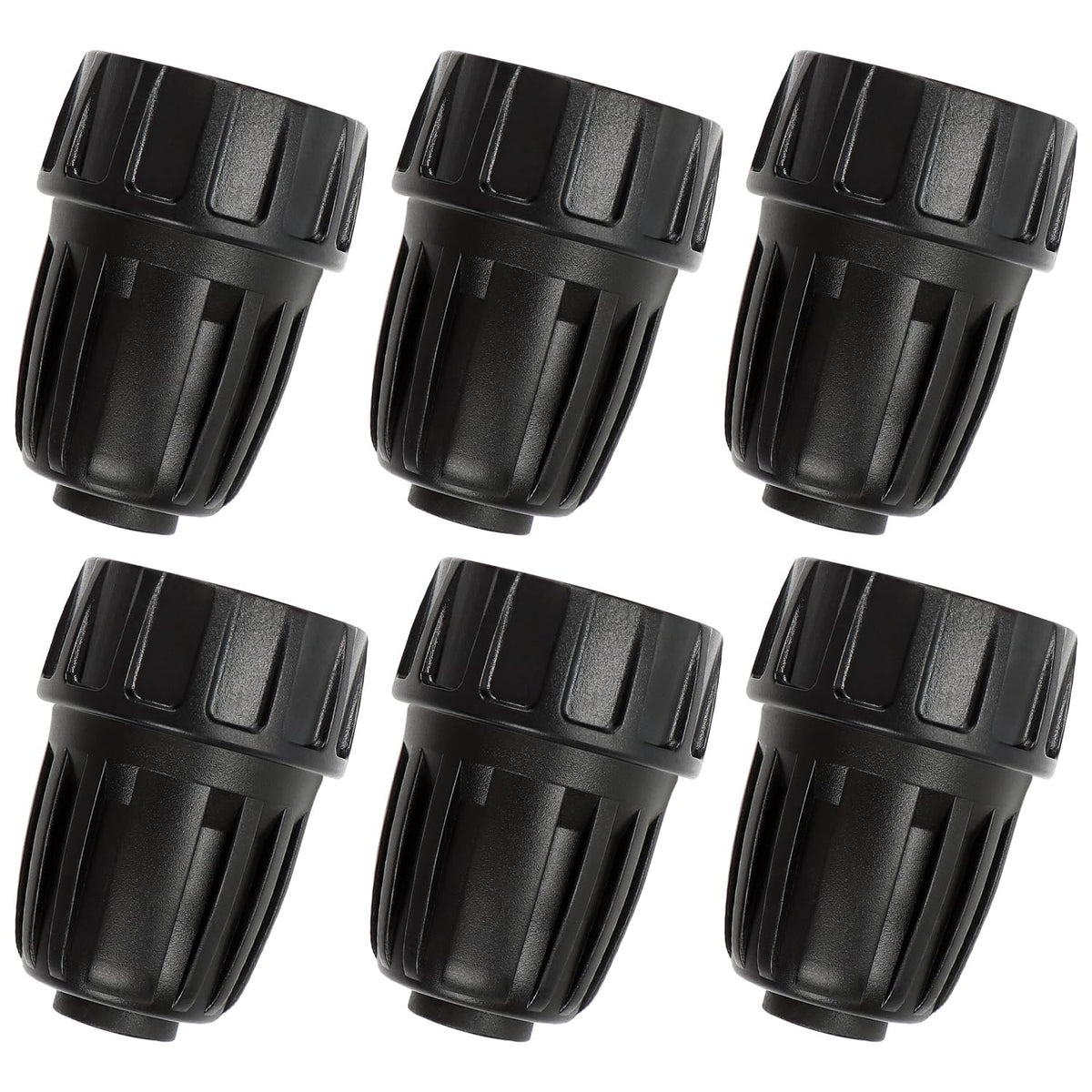 RedChili 6 Pcs 1/2 Inch Drip Irrigation Tubing Adapter set