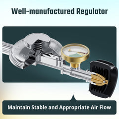 REDPANT 3 feet propane hose, black rubber material