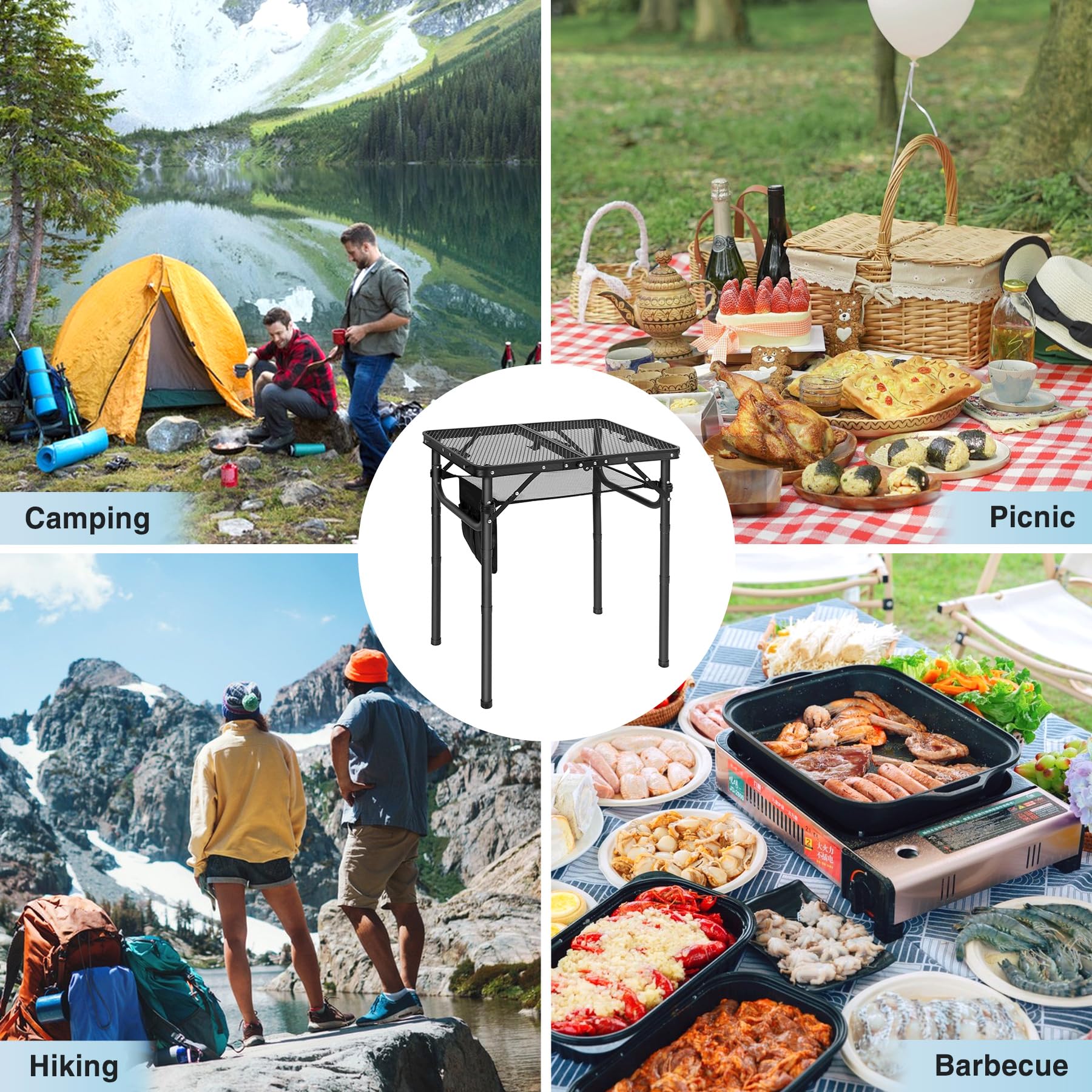 RedSwing Folding Grill Table showcasing its lightweight design