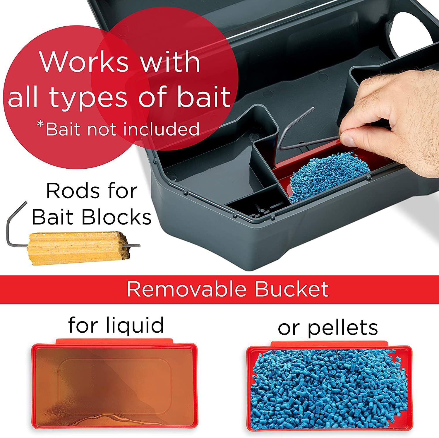 Redtop Rat Bait Station key for locking mechanism