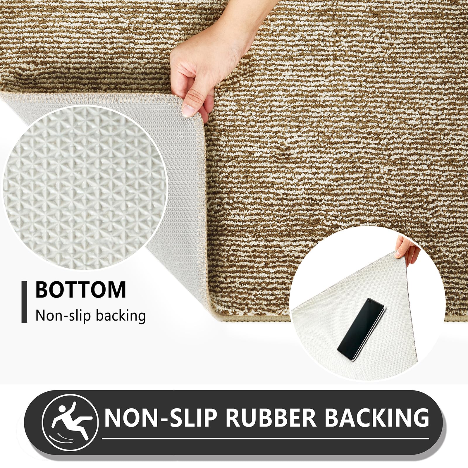 REFETONE Indoor Door Mat being cleaned with a vacuum