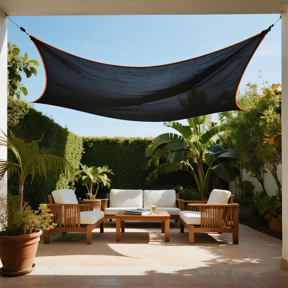 reinforced corners of winemana shade cloth