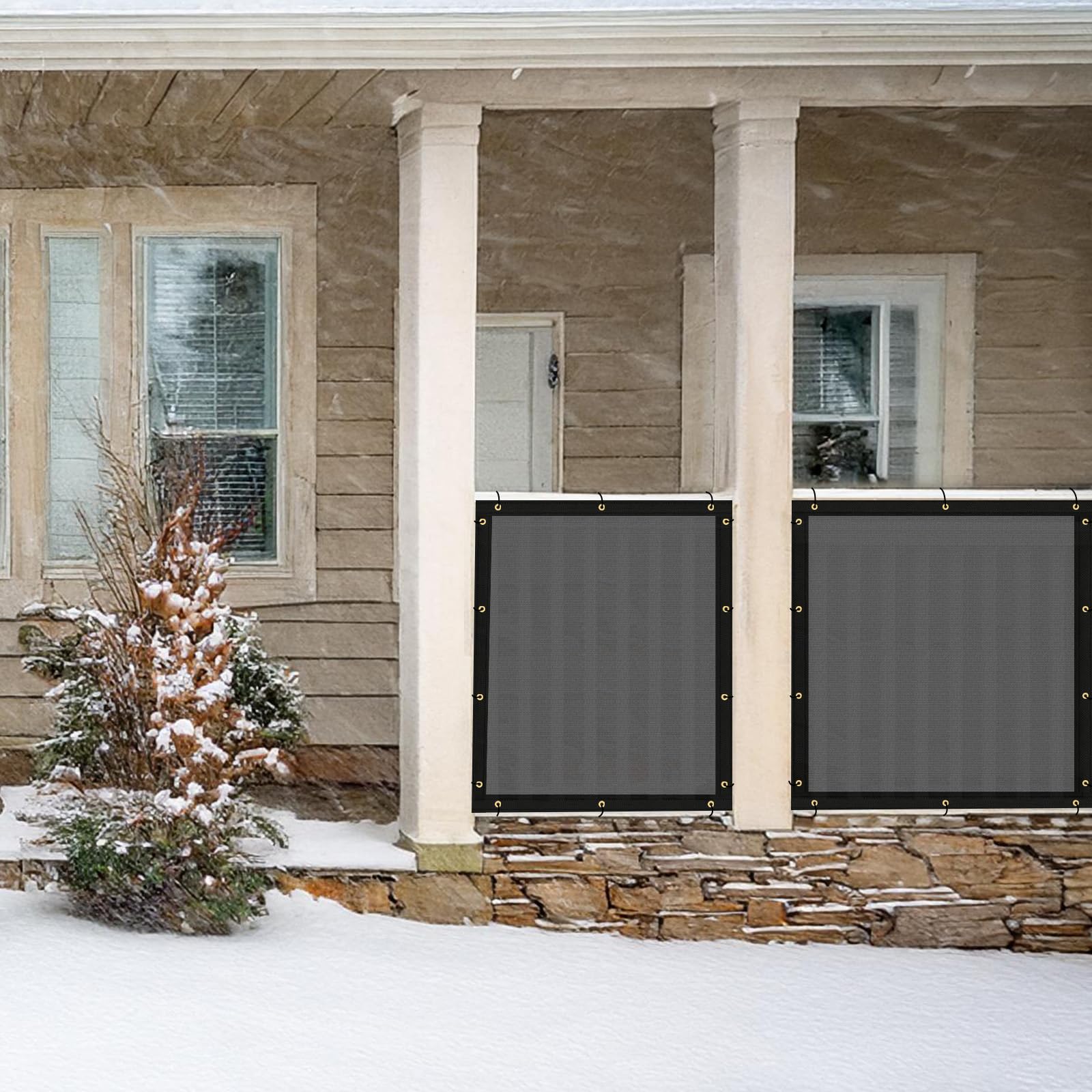 Reinforced edges of UPGRADE Fence Privacy Screen