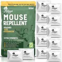 Reliant Pet Mouse Repellent Pouches pack of 12 with minty aroma