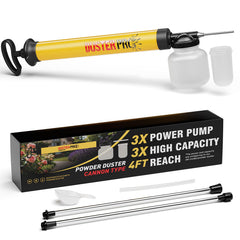 Relime Diatomaceous Earth Cannon Pump side view with yellow finish