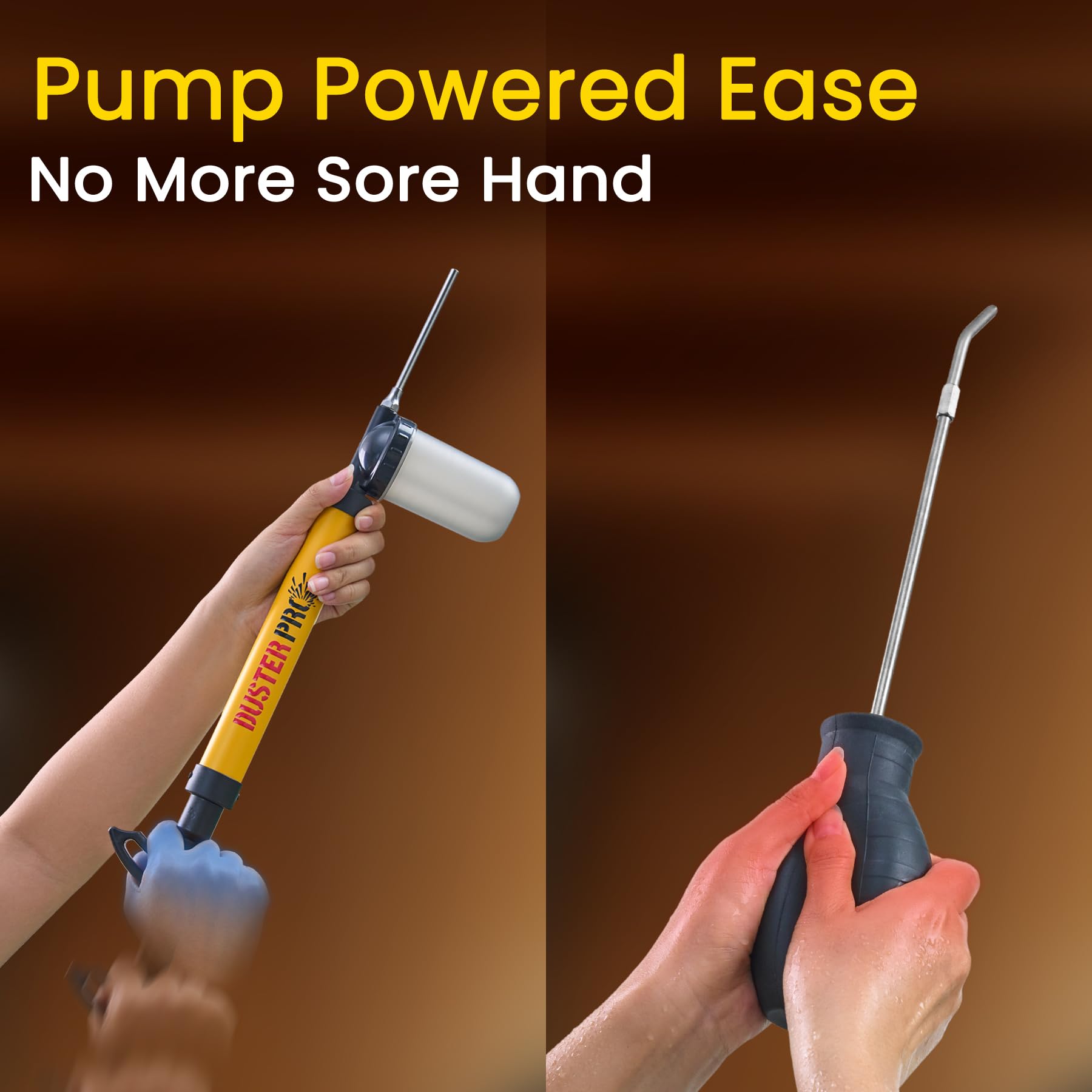 Relime powder duster showing adjustable settings for output