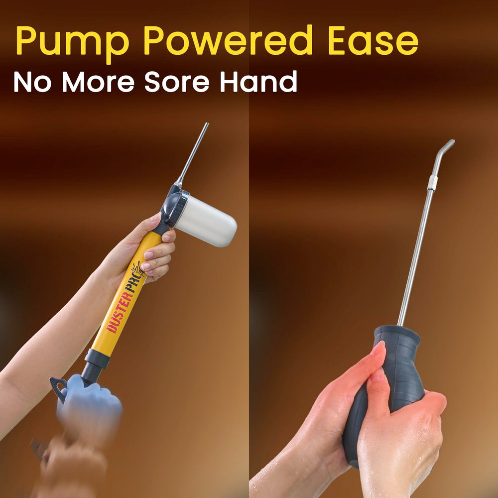Relime powder duster showing adjustable settings for output