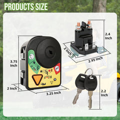 Reltvo ignition switch and starter solenoid kit packaging